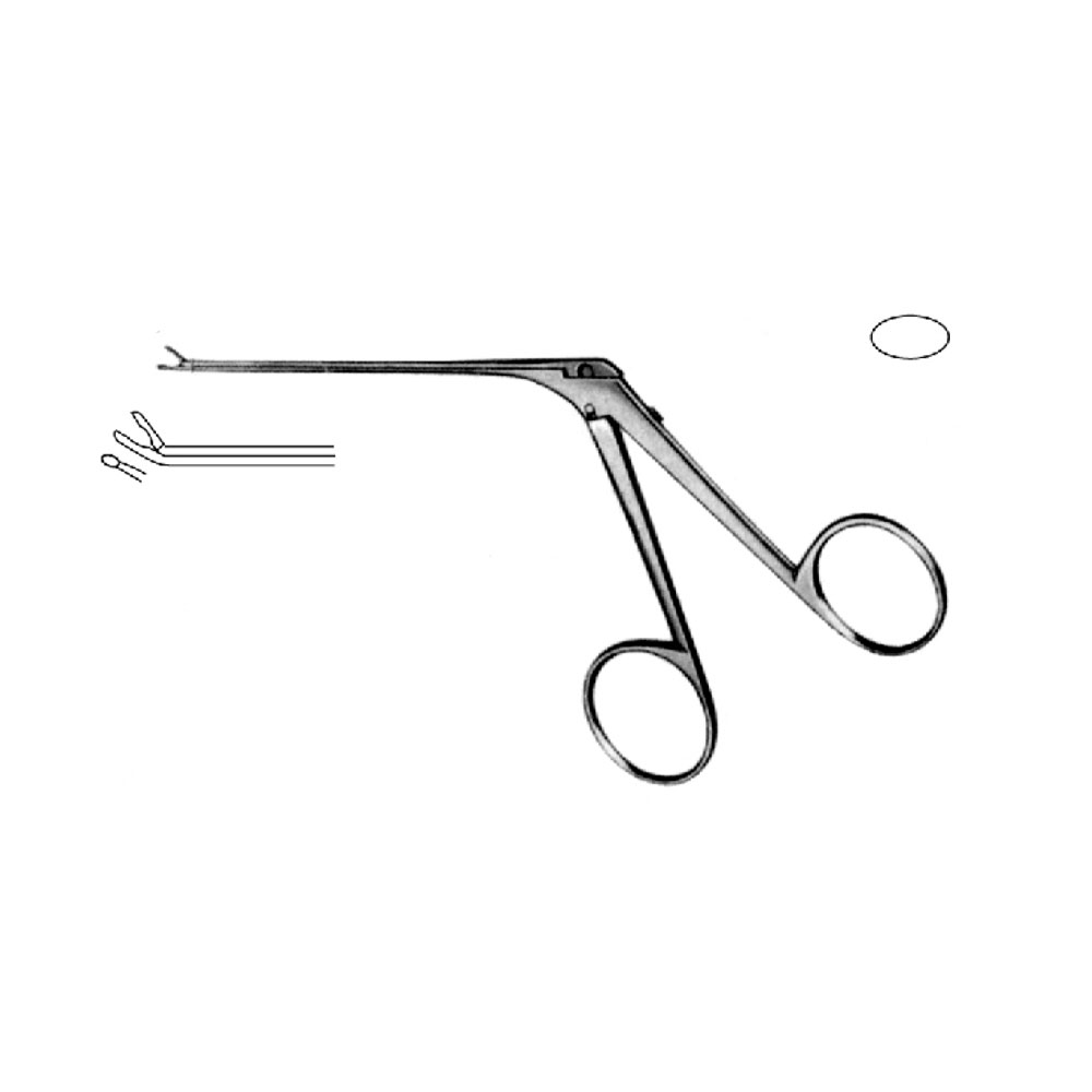 OTOLOGY  MICRO CUP-SHAPED-FORCEPS  4.0 x 0.9mm curved up